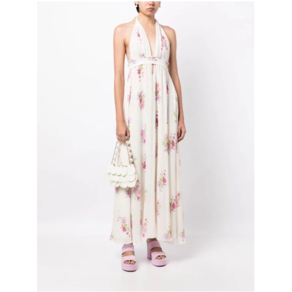 LoveShackFancy Love Maxi Halter Dress - Spanish Lavender - X-Small - $595